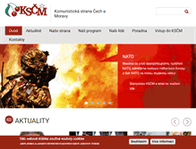 Tablet Screenshot of kscm.cz