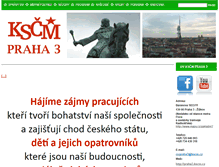 Tablet Screenshot of praha3.kscm.cz
