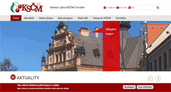 Desktop Screenshot of chrudim.kscm.cz