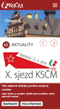 Mobile Screenshot of chrudim.kscm.cz